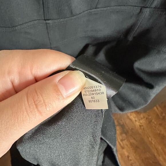 NEW White House Black Market Women's Black Satin Trim Sheath Dress Size 12 - Picture 8 of 8